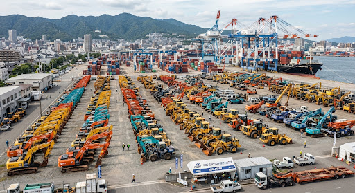Japanese machinery yard